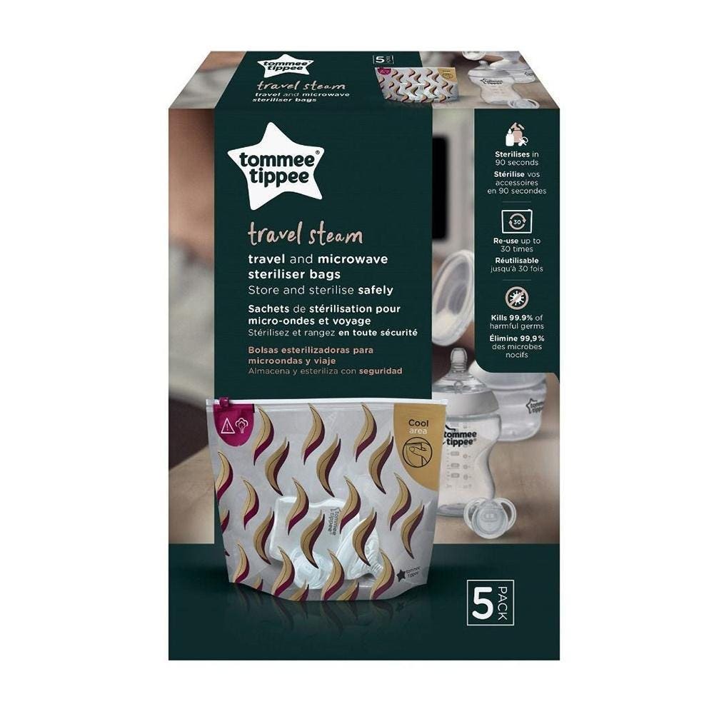 Tommee Tippee Travel & Steriliser Bag - Pack of 5 Tommee Tippee