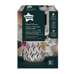 Tommee Tippee Travel & Steriliser Bag - Pack of 5