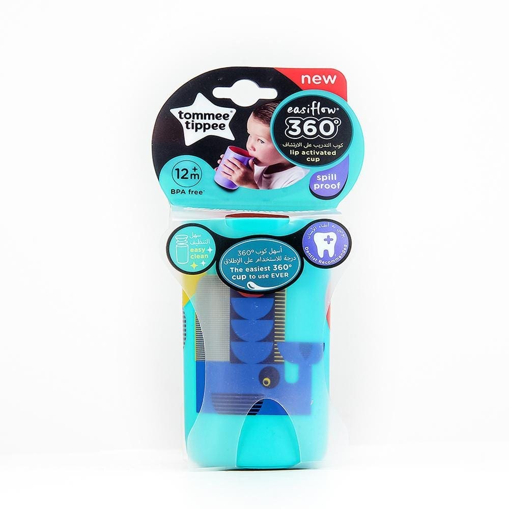 Tommee Tippee TT 360° Beaker Cup - Turquoise :(250 Ml) Tommee Tippee