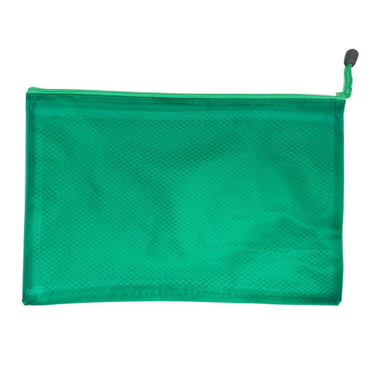 Waterproof Folder Zipper Bag, Green