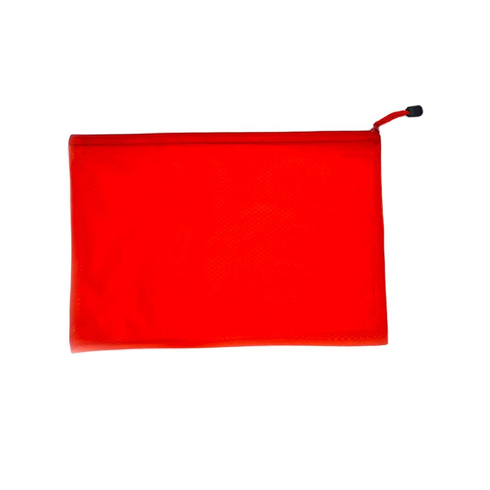 Waterproof Folder Zipper Bag, Red (3 sizes available) Generic Brand