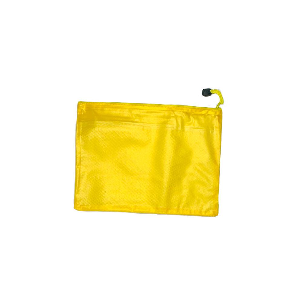 Waterproof Folder Zipper Bag - Yellow Generic Brand
