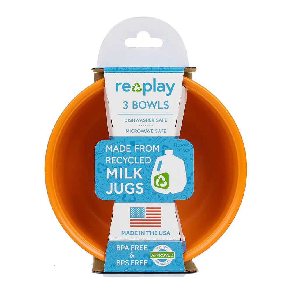 Replay Packaged Bowls - Orange, Lime & Yellow Replay