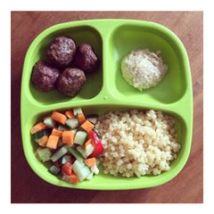 Replay Packaged Divided Plates - Pack of 3