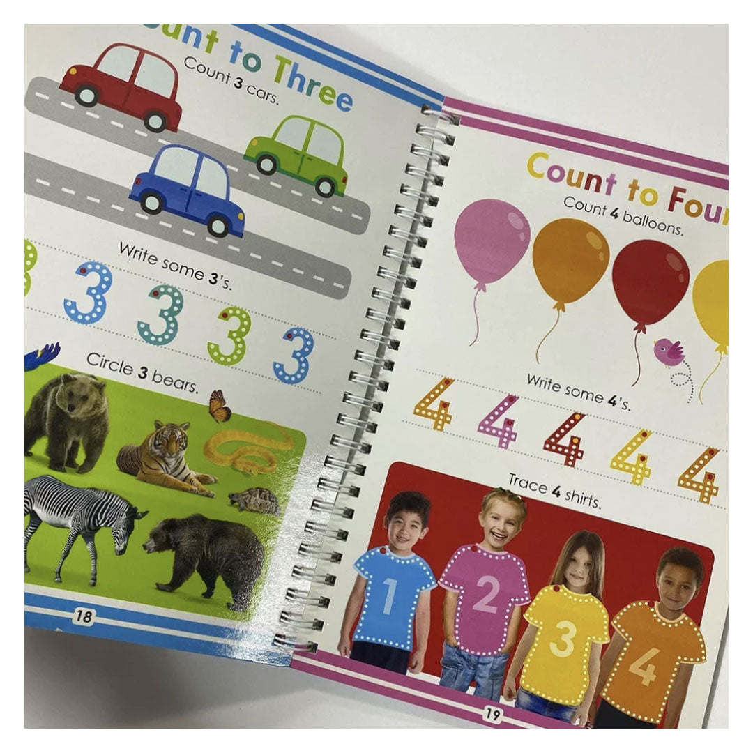 Scholastic Write and Wipe Practice ABC 123 Scholastic