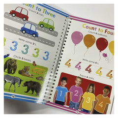 Scholastic Write and Wipe Practice ABC 123