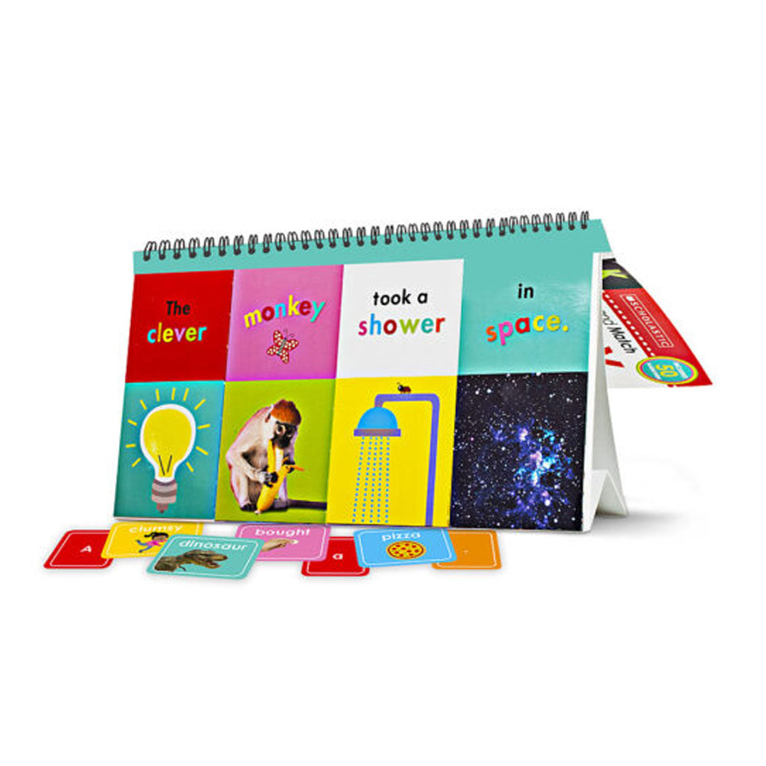 Scholastic Early Learners: Mix & Match Silly Sentences Kindergarten Workbook Scholastic