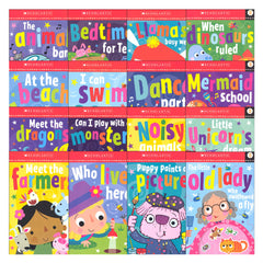 Scholastic Early Learners: Funny Furry Tales Kindergarten A-D Reader Box Set (includes 16 story books) Scholastic