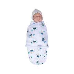Sevi Bebe Interlock Baby Swaddle - Driver Bear (0-3 Months) Sevi Bebe