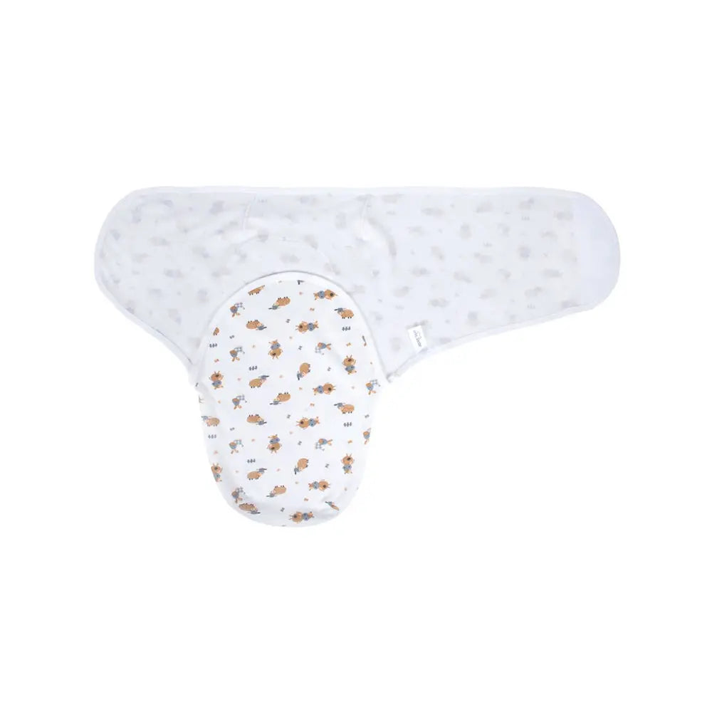 Sevi Bebe Interlock Baby Swaddle - Lamb (0-3 Months) Sevi Bebe