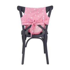 Sevi Bebe Fabric High Chair Booster - Pink Star Sevi Bebe