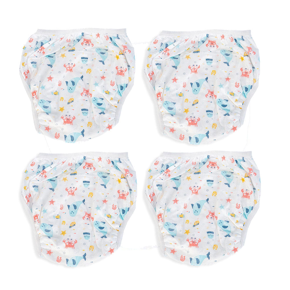 Sevi Bebe Training Pants with Cotton Padding - Pack of 4 Sevi Bebe