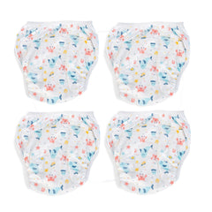 Sevi Bebe Training Pants with Cotton Padding - Pack of 4