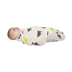 Sevi Bebe Organic Muslin Baby Swaddle - Triangle Pattern