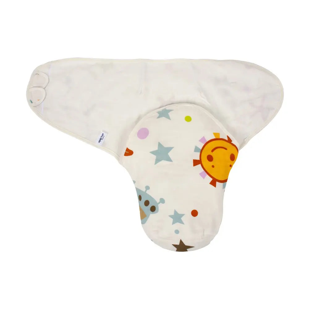Sevi Bebe Organic Muslin Baby Swaddle - Space Pattern Sevi Bebe