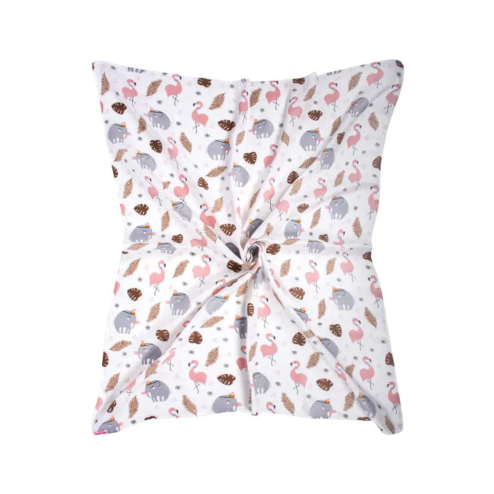 Sevi Bebe Printed Muslin Blanket 120x100 cm - Flamingo Pattern Sevi Bebe