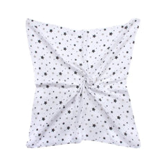 Sevi Bebe Printed Muslin Blanket 120x100 cm - Grey Star Sevi Bebe