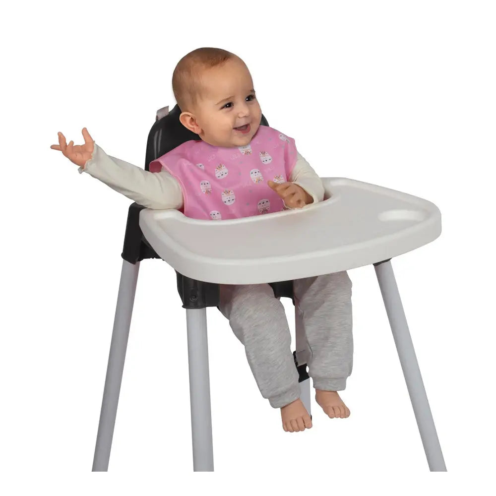 Sevi Bebe Gusseted Wearable Bib - Wild Cat Sevi Bebe