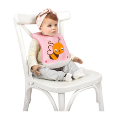 Sevi Bebe Bib With Plastic Pocket - Bee (8-18 Months)