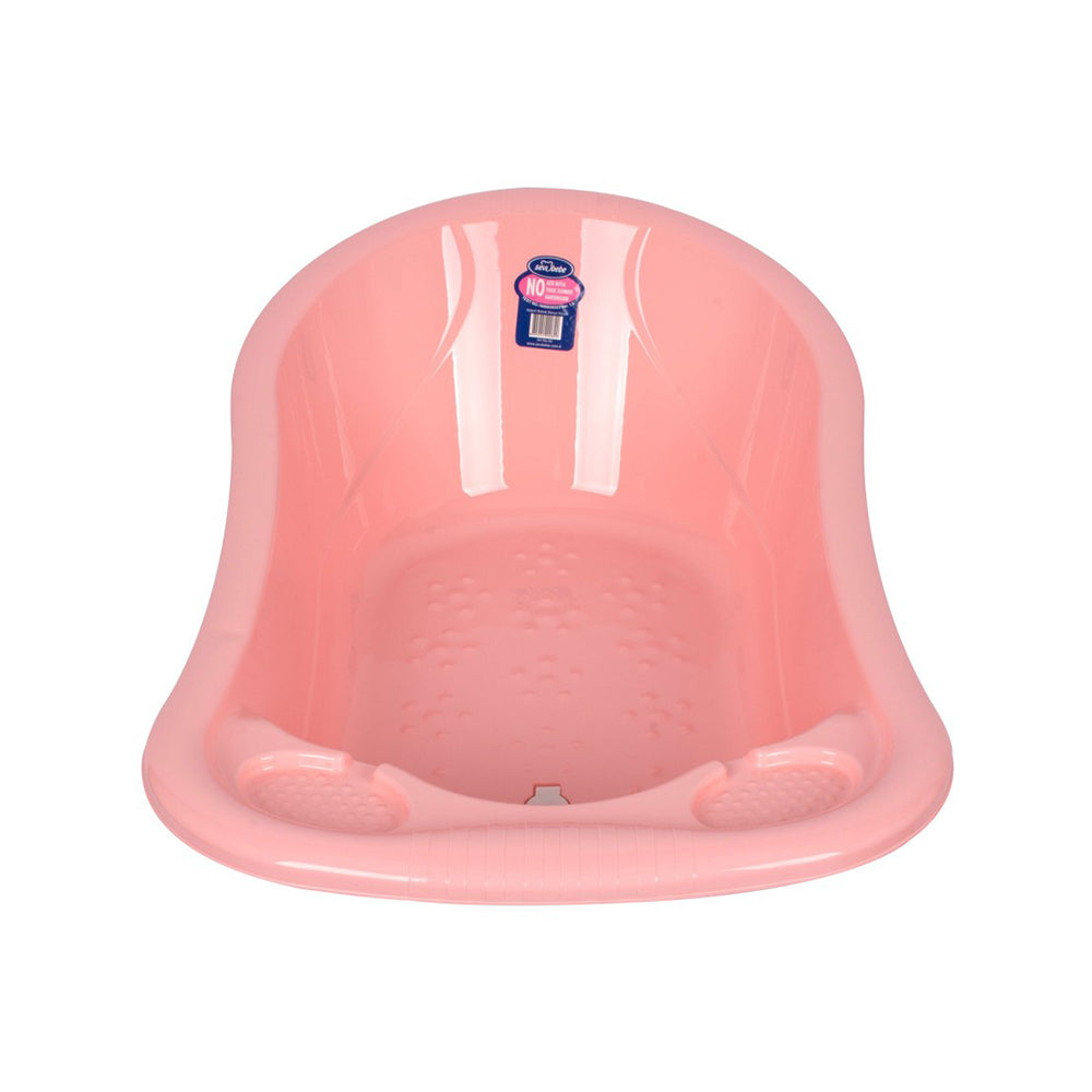 Sevi Bebe Baby Bathtub With Drain Plug - Salmon Pink Sevi Bebe