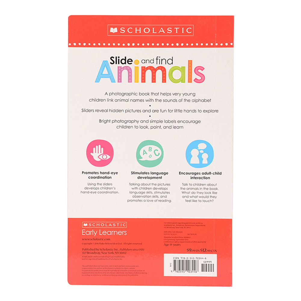 Scholastic Early Learners: Slide and Find Animals Scholastic