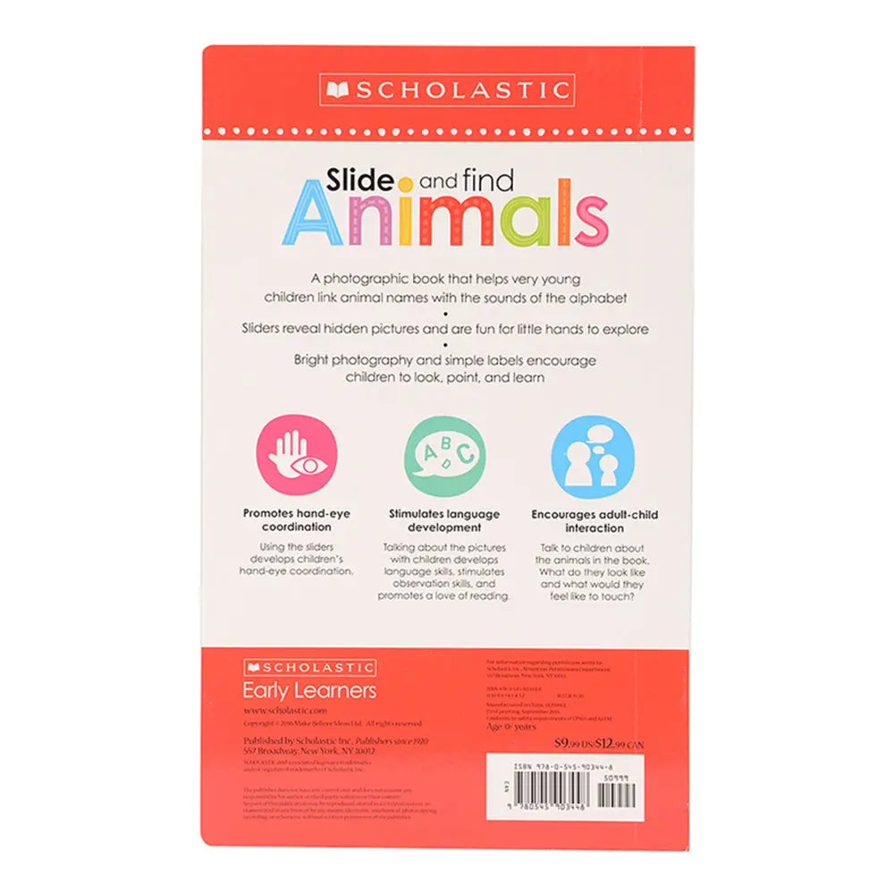 Scholastic Early Learners: Slide and Find Animals Scholastic