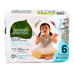 Seventh Generation- Baby Diaper Size 6