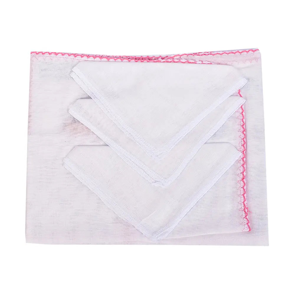 Sevi Bebe Baby Face Cloth - Pink (1 cloth + 3 handkerchiefs) Sevi Bebe