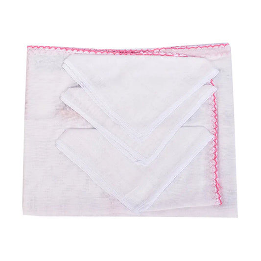 Sevi Bebe Baby Face Cloth - Pink (1 cloth + 3 handkerchiefs) Sevi Bebe