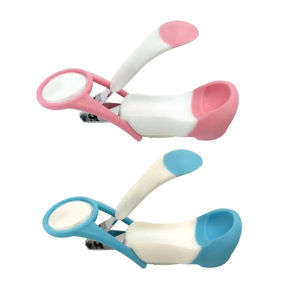 Sevi Bebe Baby Nail Clipper with Magnifier, Pink - 1 piece Sevi Bebe