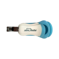 Sevi Bebe Baby Nail Clipper with Magnifier, Blue - 1 piece Sevi Bebe