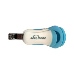 Sevi Bebe Baby Nail Clipper with Magnifier, Blue - 1 piece Sevi Bebe