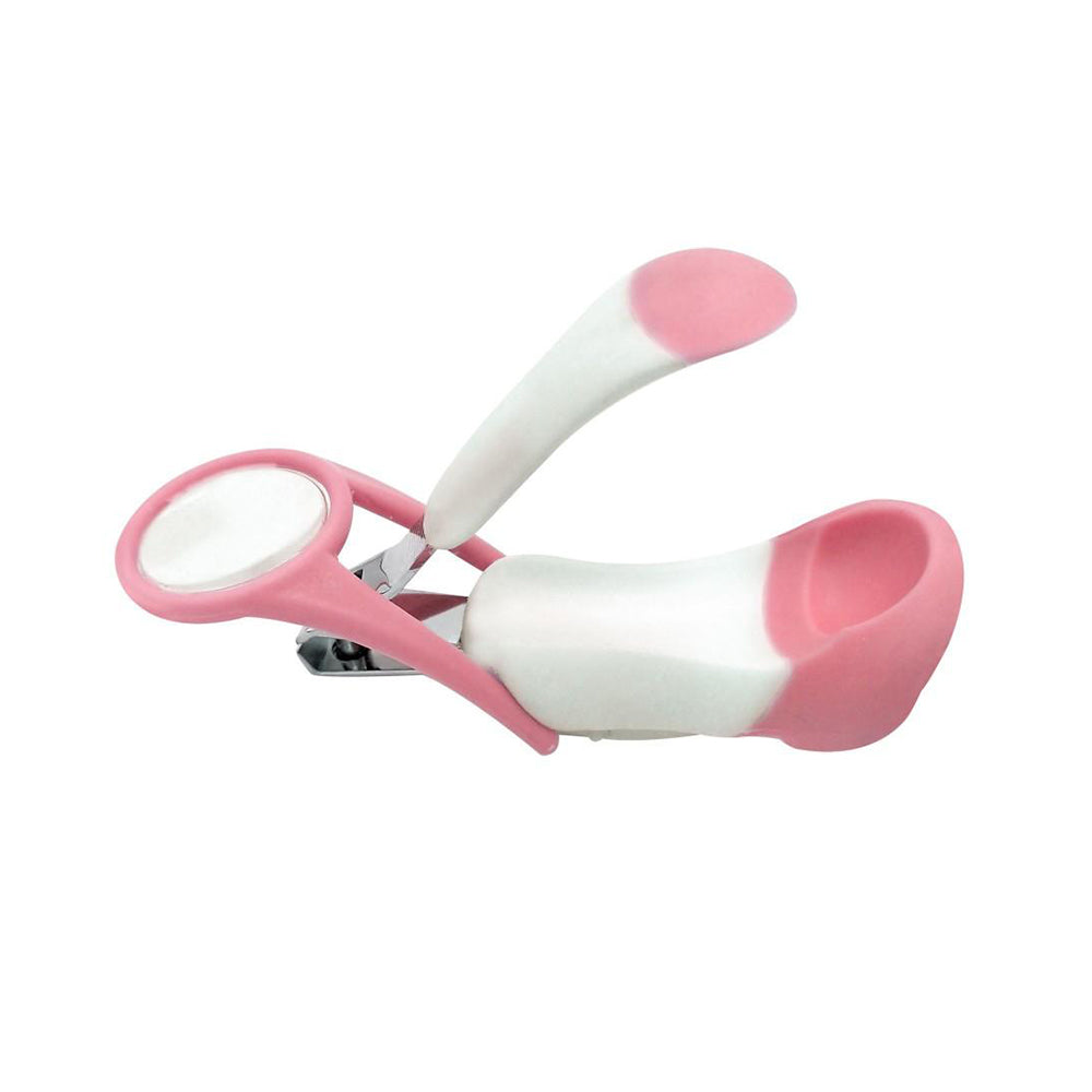 Sevi Bebe Baby Nail Clipper with Magnifier, Pink - 1 piece Sevi Bebe