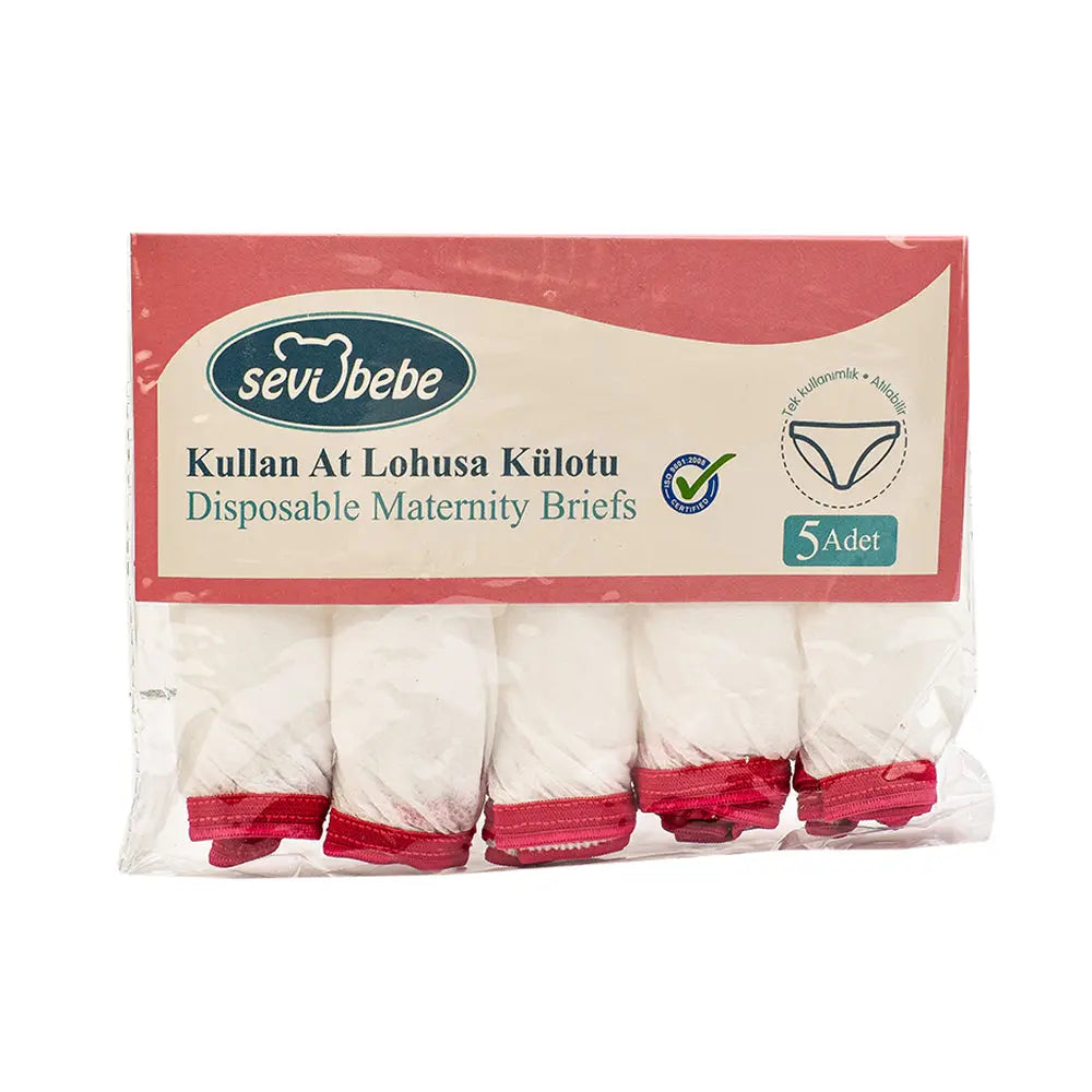 Sevi Bebe Disposable Postpartum Underwear - Pack of 5 - (Free Size) Sevi Bebe