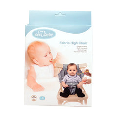 Sevi Bebe Fabric High Chair Booster - Pink Star Sevi Bebe