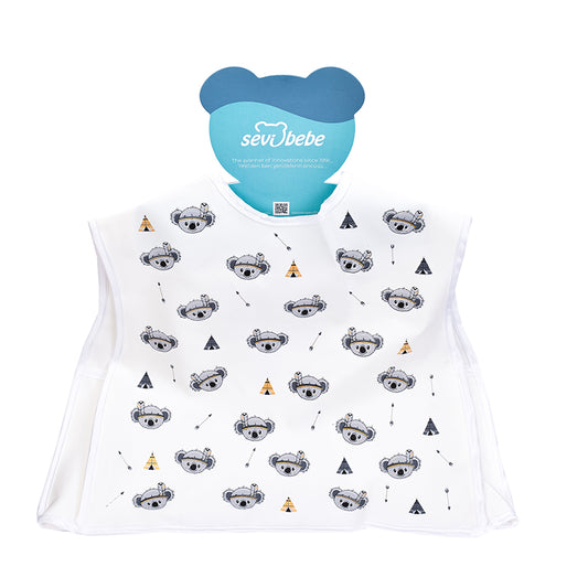 Sevi Bebe Gusseted Wearable Bib - Koala