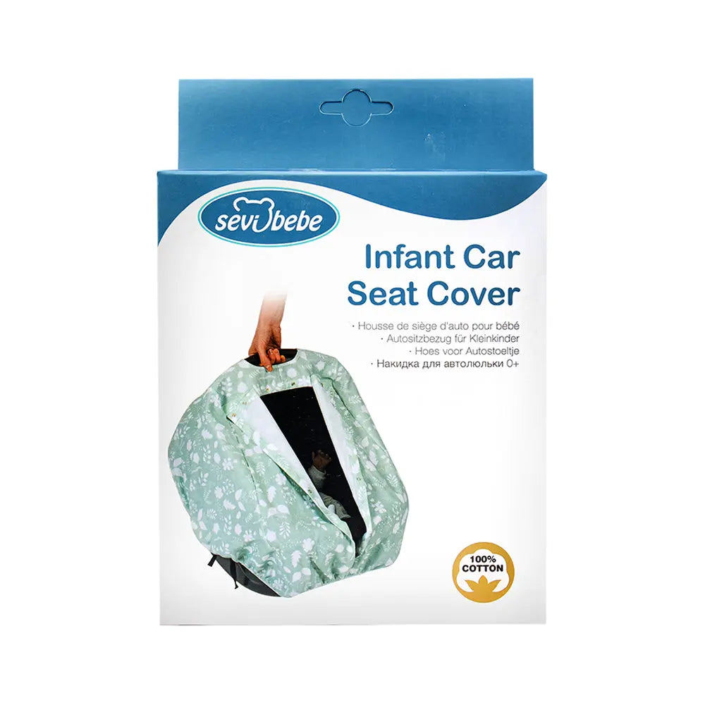 Sevi Bebe Infant Car Seat Cover - Leaf Pattern Sevi Bebe