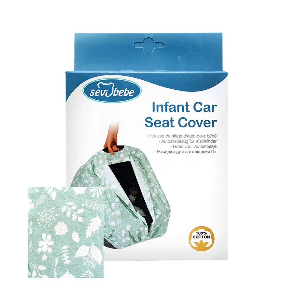 Sevi Bebe Infant Car Seat Cover - Leaf Pattern Sevi Bebe