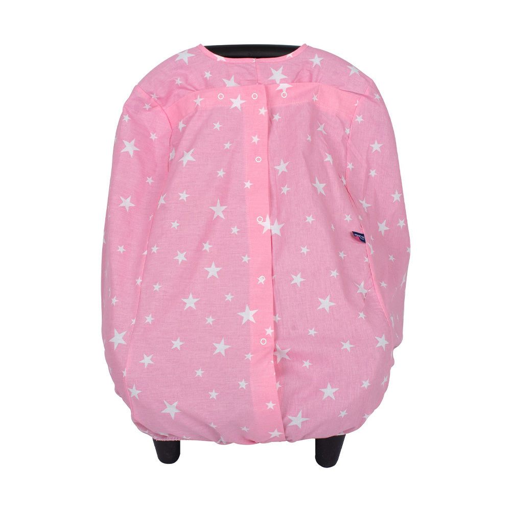 Sevi Bebe Infant Car Seat Cover - Pink Star Sevi Bebe