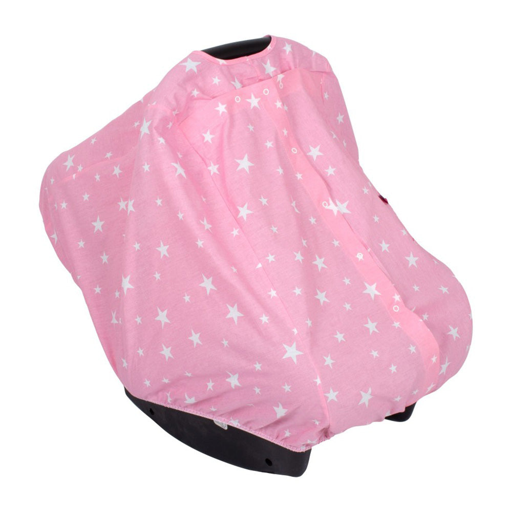 Sevi Bebe Infant Car Seat Cover - Pink Star Sevi Bebe