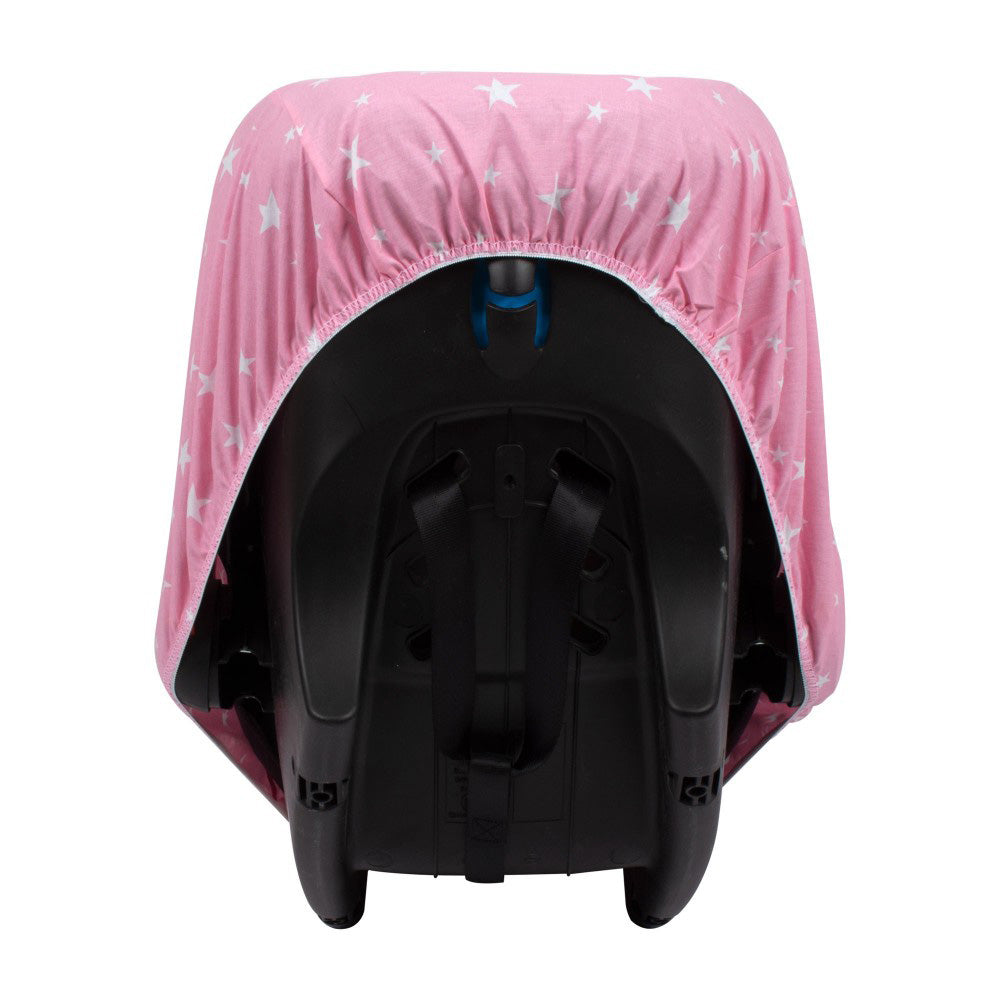 Sevi Bebe Infant Car Seat Cover - Pink Star Sevi Bebe