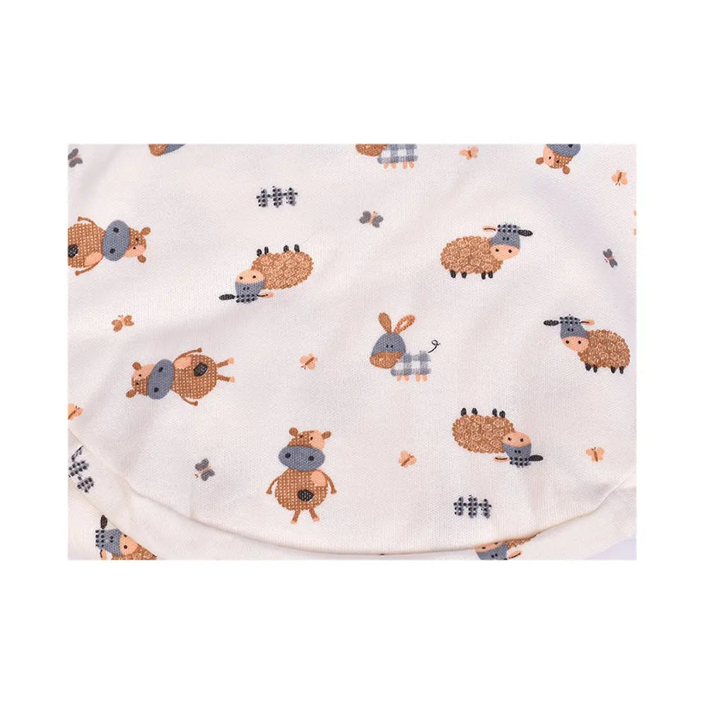 Sevi Bebe Interlock Baby Swaddle - Lamb (0-3 Months) Sevi Bebe