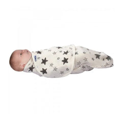 Sevi Bebe Organic Muslin Baby Swaddle - Grey Star Sevi Bebe