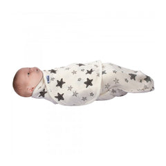 Sevi Bebe Organic Muslin Baby Swaddle - Grey Star Sevi Bebe