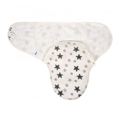 Sevi Bebe Organic Muslin Baby Swaddle - Grey Star Sevi Bebe