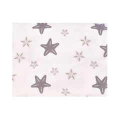 Sevi Bebe Organic Muslin Baby Swaddle - Grey Star Sevi Bebe