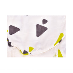 Sevi Bebe Organic Muslin Baby Swaddle - Triangle Pattern