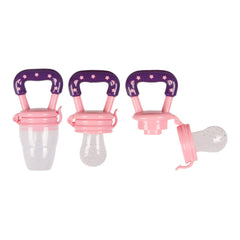 عضاضة وطعام سيليكون طازج من سيفي بيبي - وردي