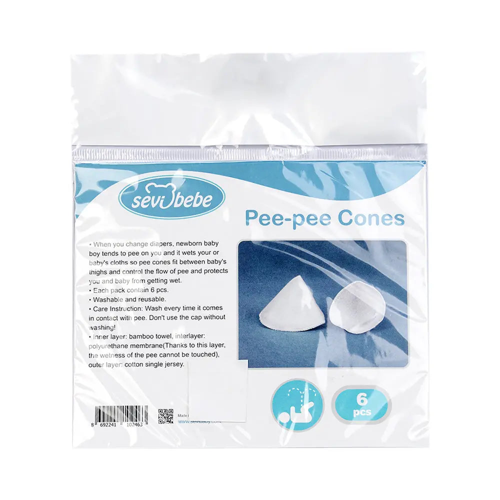 Sevi Bebe Pee-pee Cones - Pack of 6 Sevi Bebe