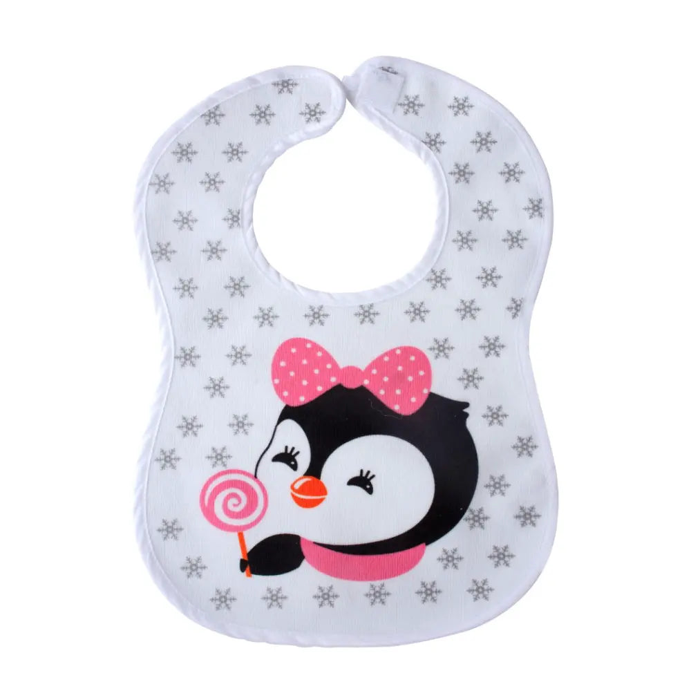 Sevi Bebe Velcro Bib - Penguin Sevi Bebe